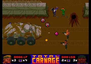 Total Carnage_Disk2 screen shot game playing